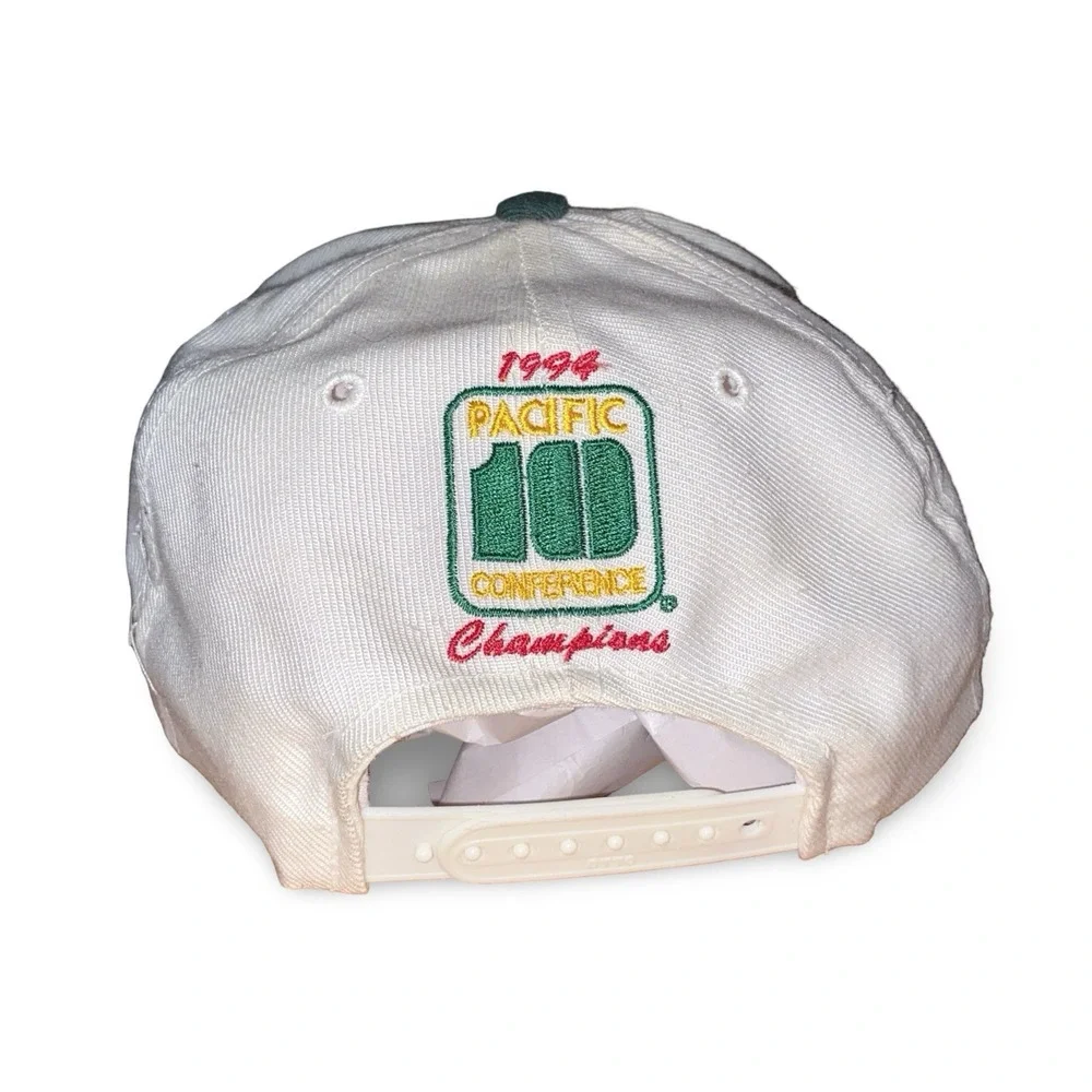 Vintage 1995 Oregon Ducks Rose Bowl Snapback Hat OTTO Cap Pacific-10 One Size